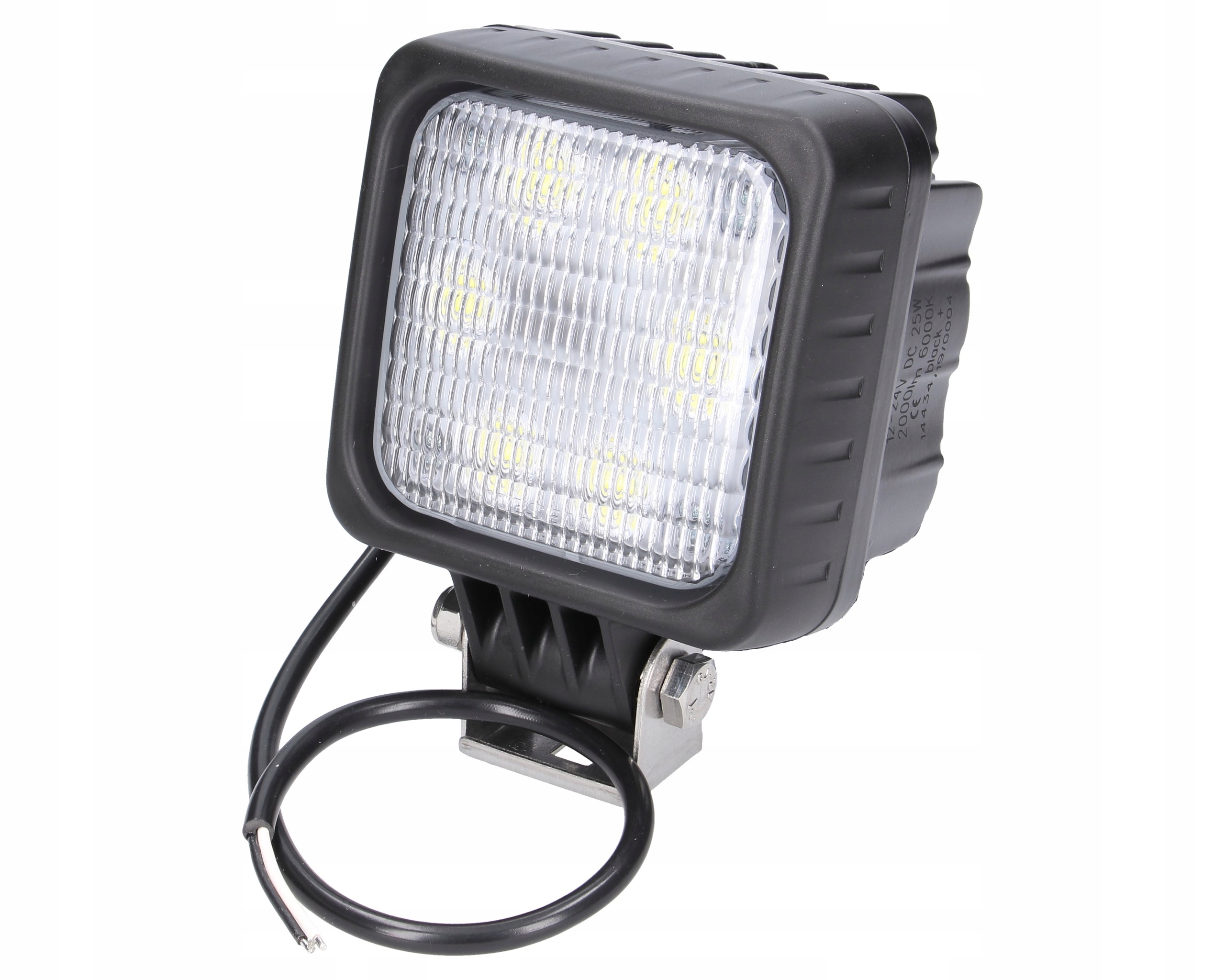 Pracovná lampa LED svetlá WESEM 25 W 2000Lm konektor AMP 100 × 100 × 76mm 66°x22° LED2.47506