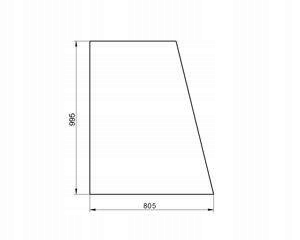 sklenené dvere JCB horné 827/20266, 827/20267