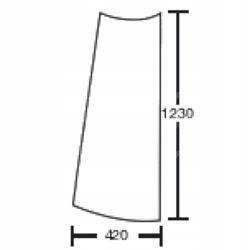 sklo JCB roh pravý 827/20218