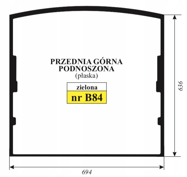 čelné sklo JCB predné 334 / G9149, 827/80313, 332 / F3070