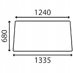 Zadné okno Volvo VOE11058873