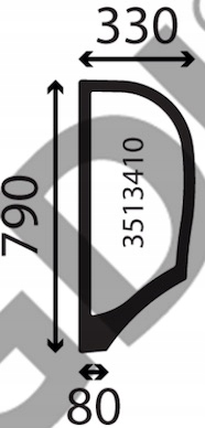Weidemann ľavé bočné okno 1000 216 481
