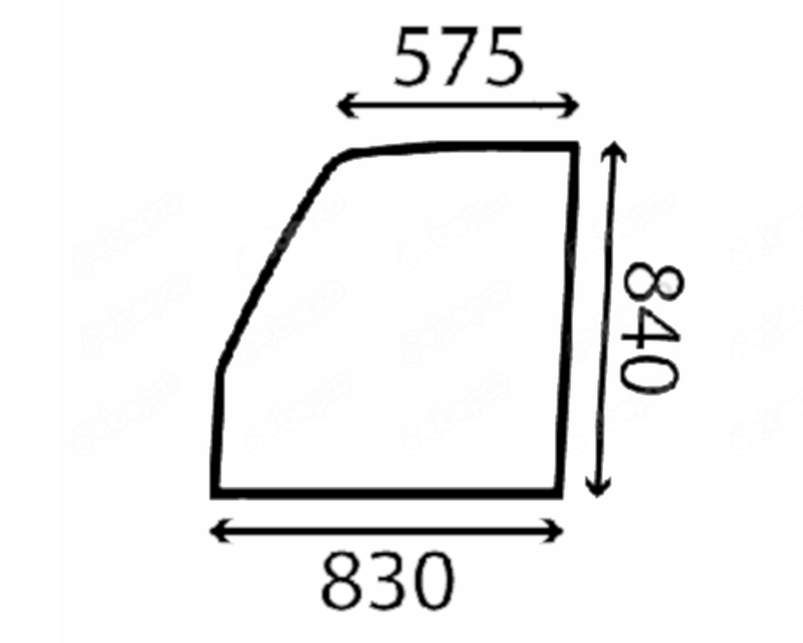 sklený teleskopický nakladač JCB door 827/30503